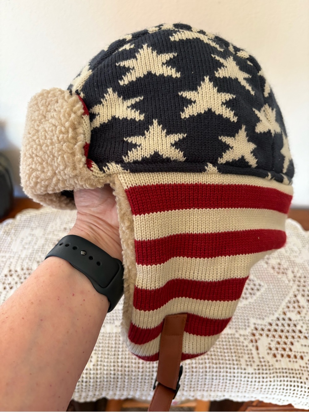 KB Ethos Patriotic Trapper Hat